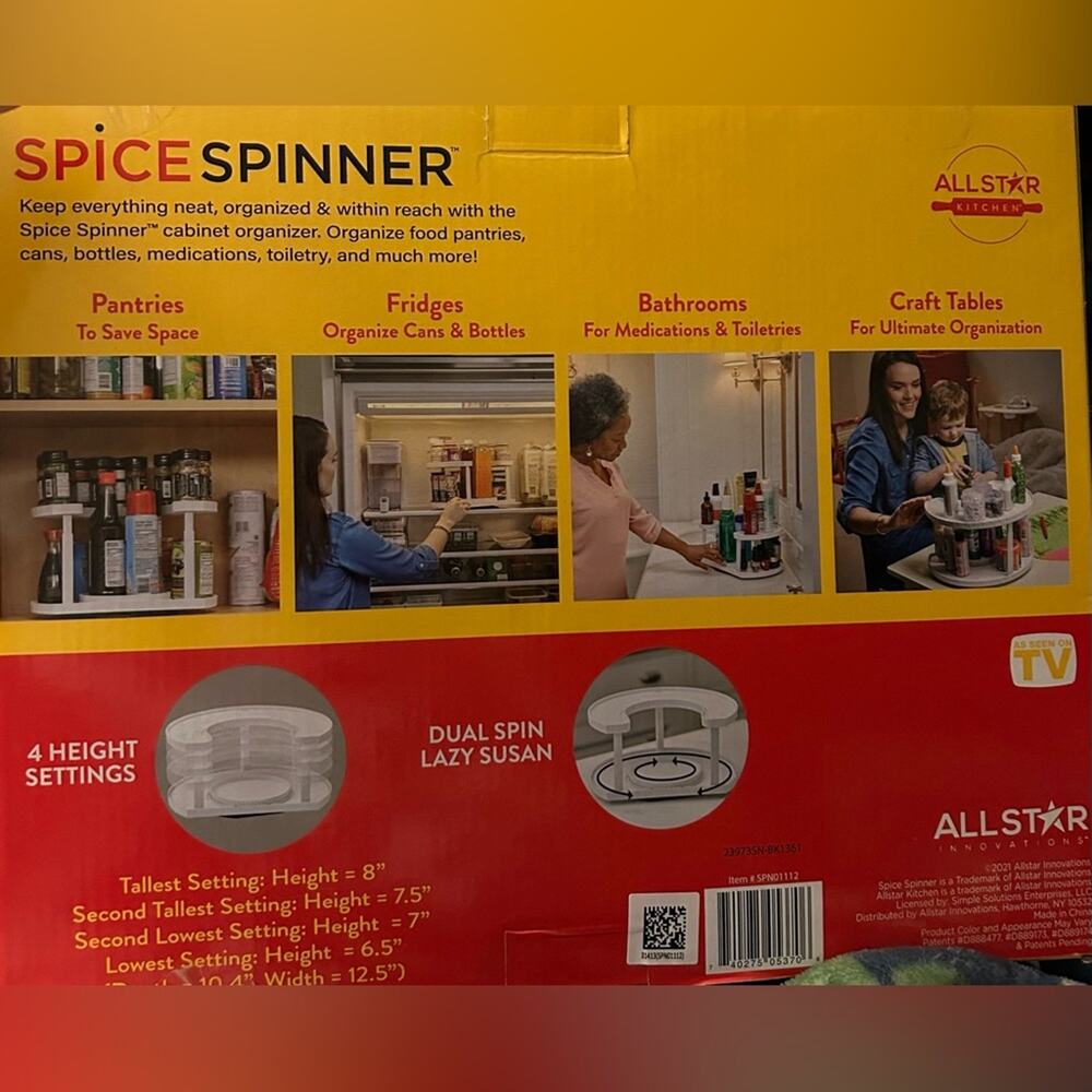 Allstar Kitchen New in the box Spice Spinner
